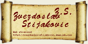 Zvezdoslav Stijaković vizit kartica